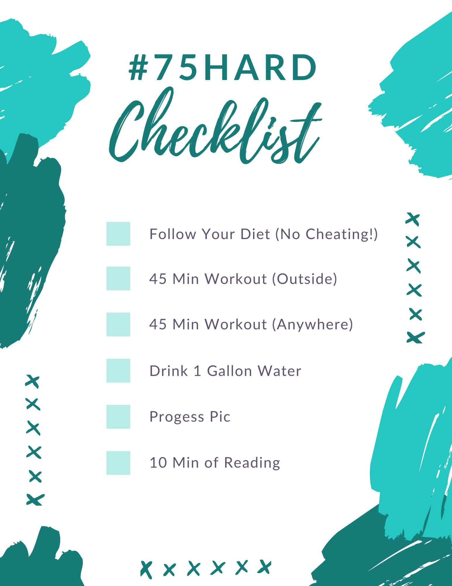 75-hard-challenge-checklist-printable